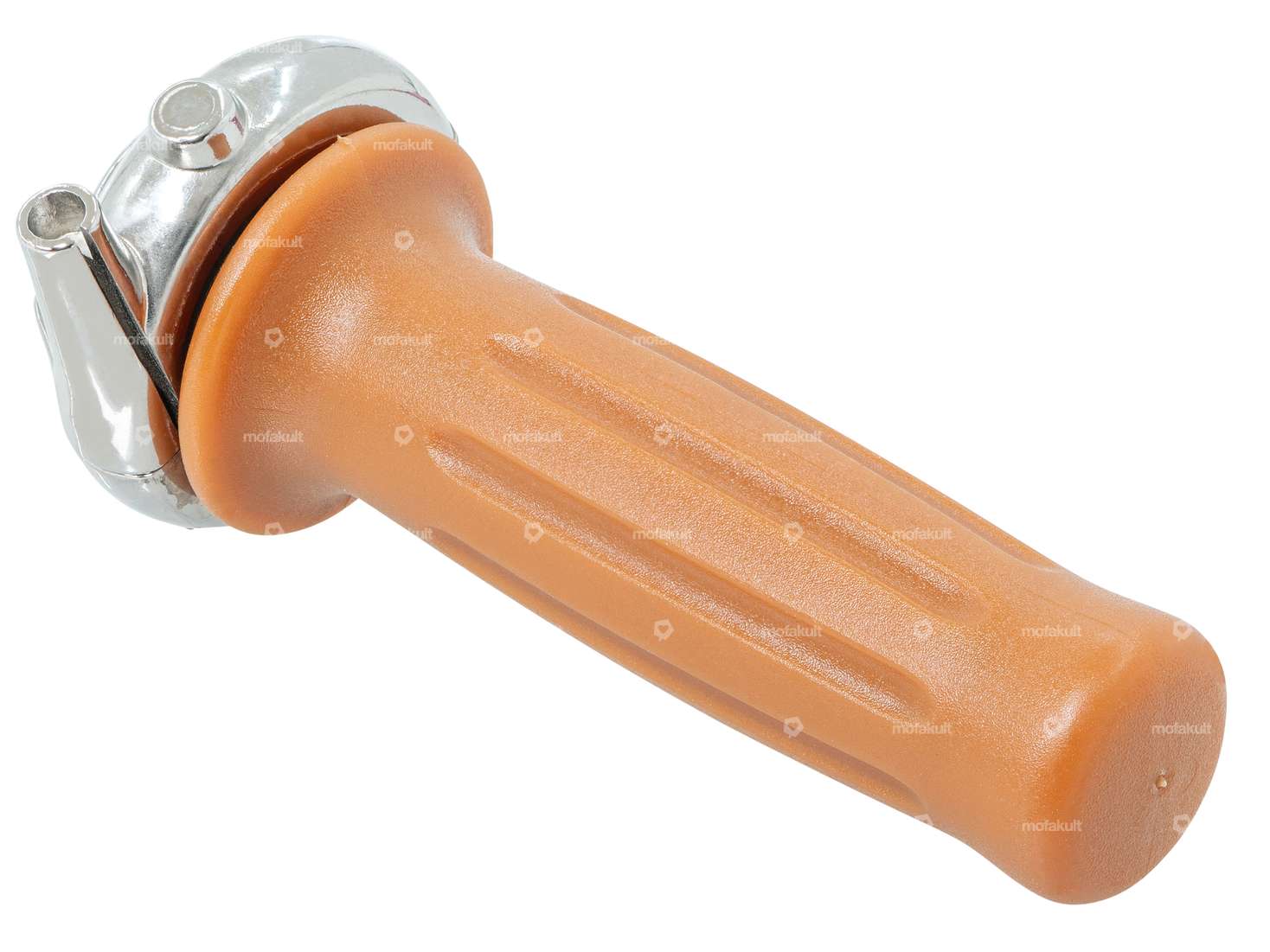 Domino throttle grip (25mm, 2.9°/mm) chrome Carousel Image 3