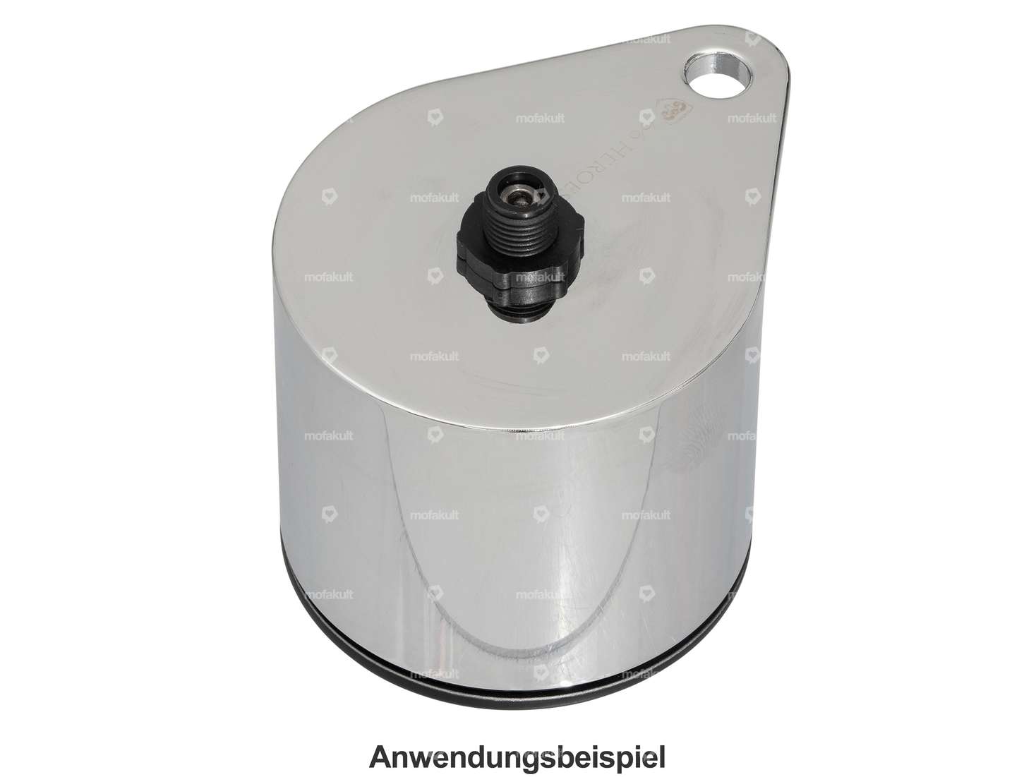 66HEROES speedometer bracket Ø 60 chrome Carousel Image 4