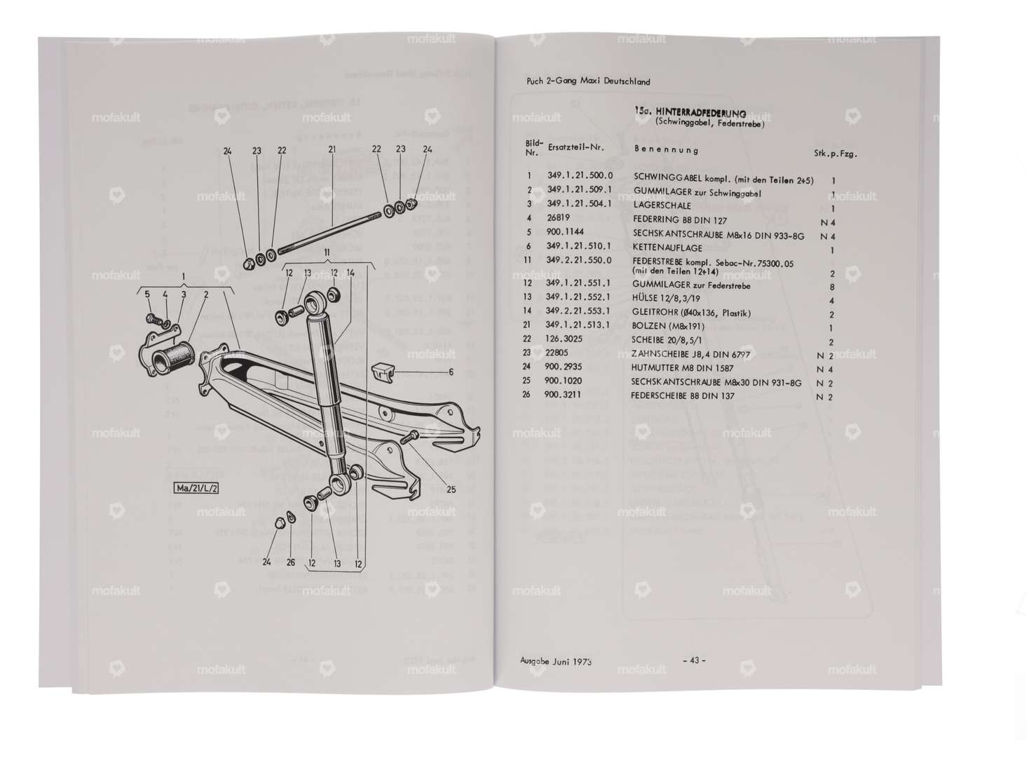 Spare parts catalog | Puch Maxi 2-speed 25 / 40 km/h Carousel Image 3
