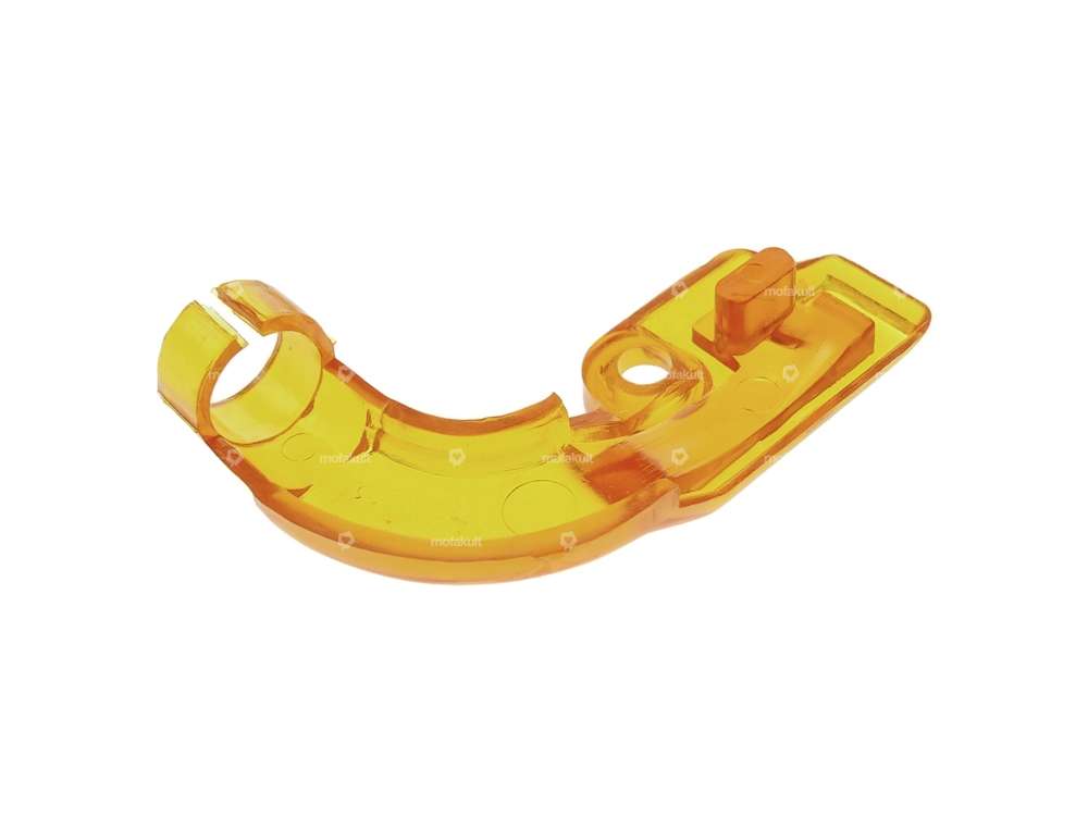 Lusito cable cover throttle twist grip orange (rear flat) Carousel Image 2