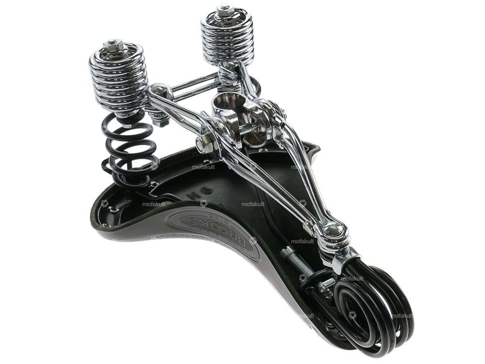 BROOKS saddle leather black Carousel Image 2