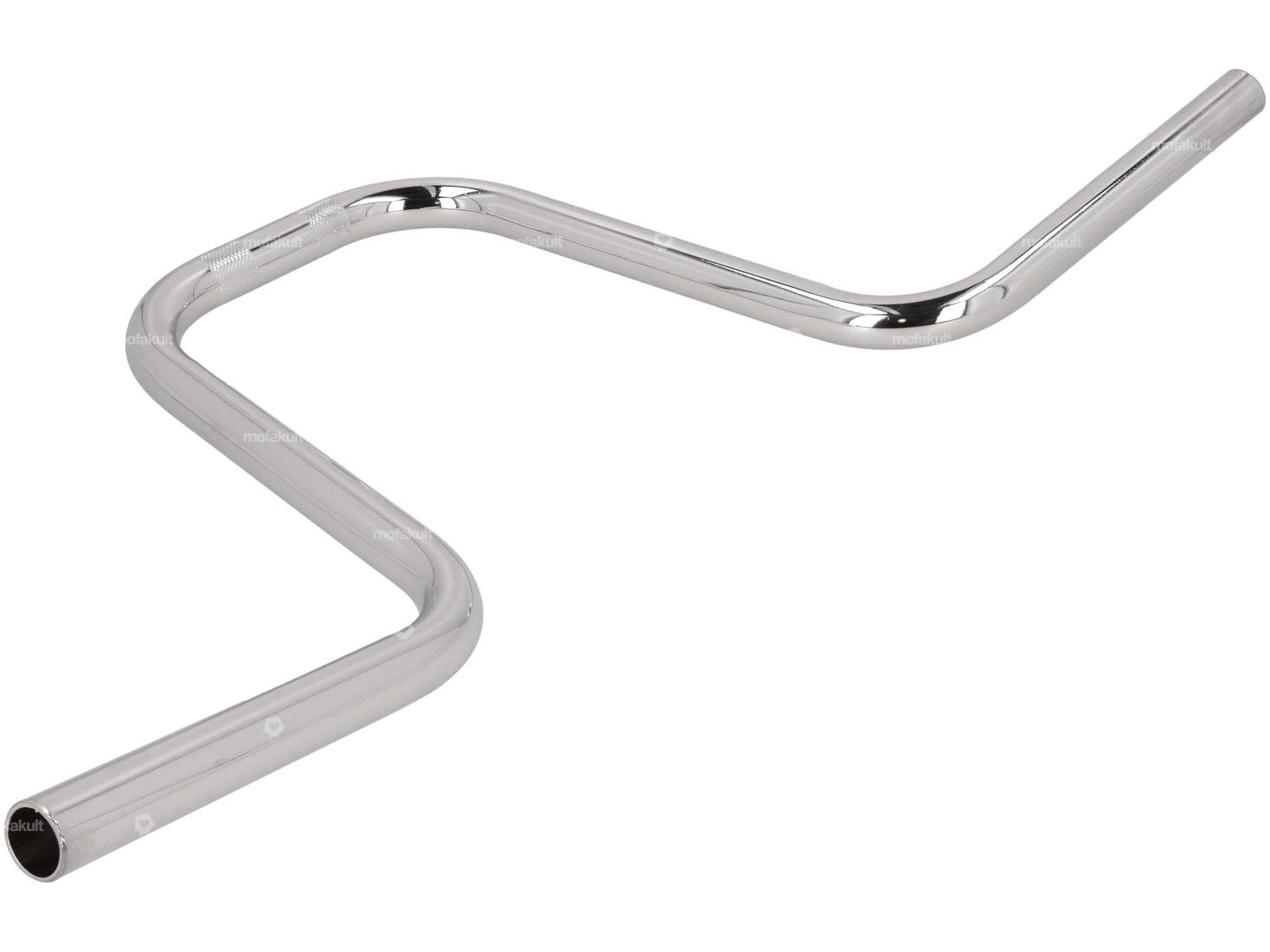 Handlebar fork plate 30 cm curved chrome Carousel Image 2