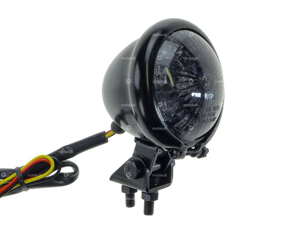 66HEROES rear light "Minnesota" tinted lens black Carousel Image 1