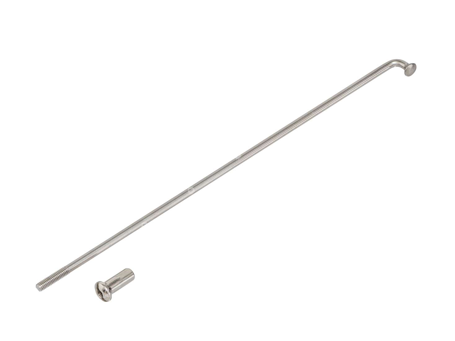 GPO spoke single incl. nipple (2.9 x 157 mm) rear wheel Inox | Piaggio Ciao, Bravo, Boxer Carousel Image 1