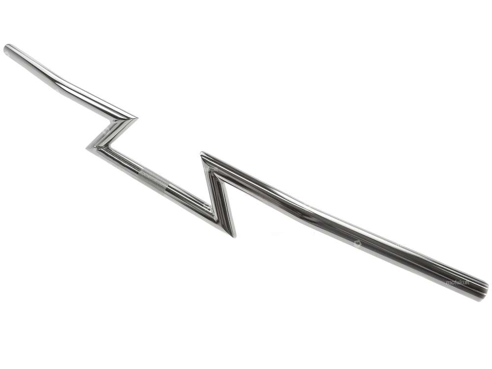 Handlebar fork plate 8 cm "Z+" chrome Carousel Image 2