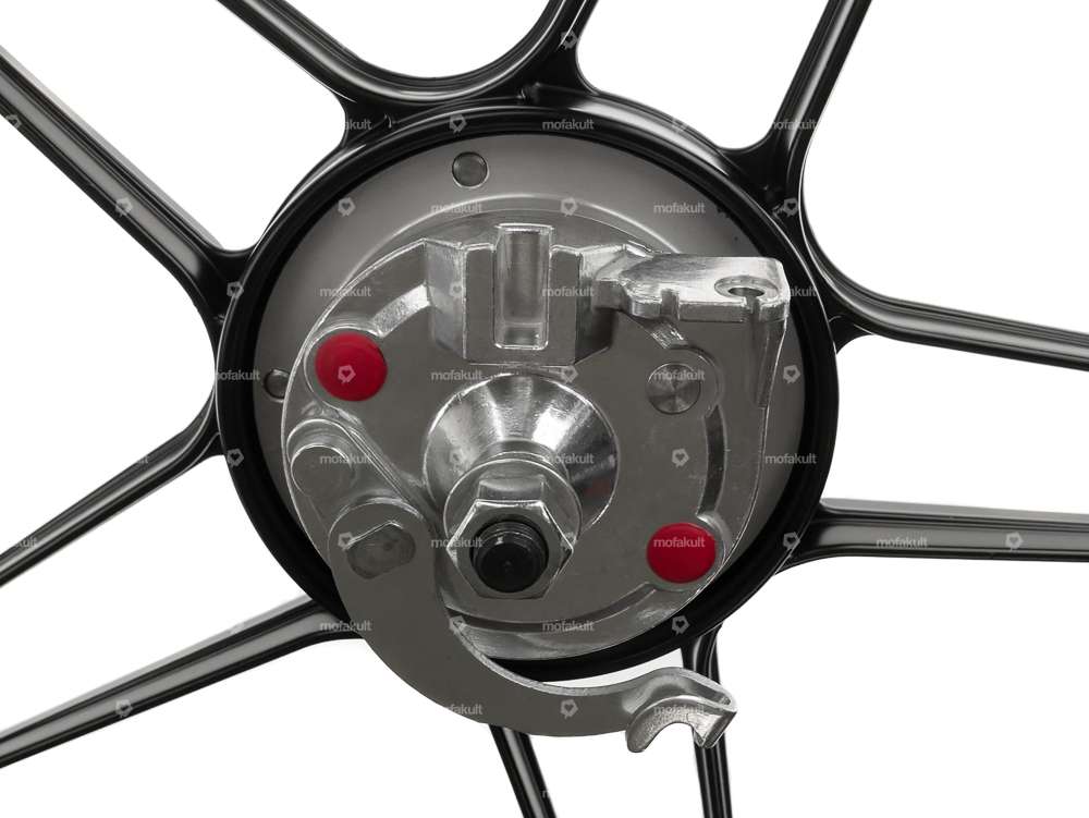 Front wheel set cast iron black | Puch Maxi, Supermaxi, X30 NG-2AH Carousel Image 4