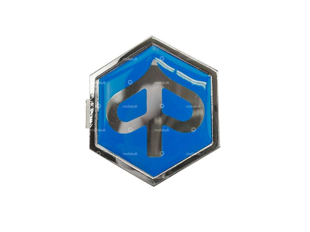 Emblem "Piaggio" Ø 37 mm (with clip) original | Piaggio Ciao, Bravo, Boxer, Grillo Carousel Image 1