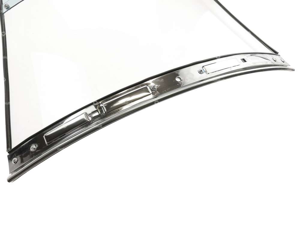 Acrylic glass windshield with skirt Carousel Image 2