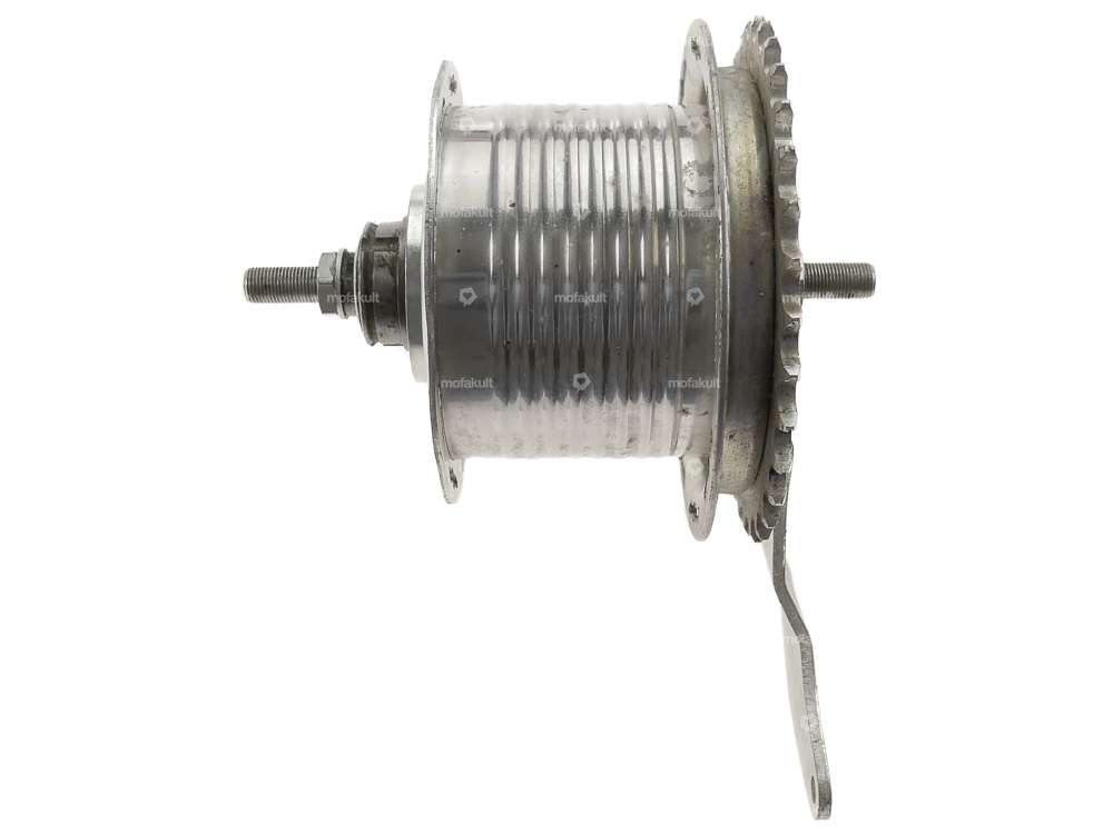 GPO 17" spoke set incl. nipple (HR90 coaster hub) Inox Carousel Image 2