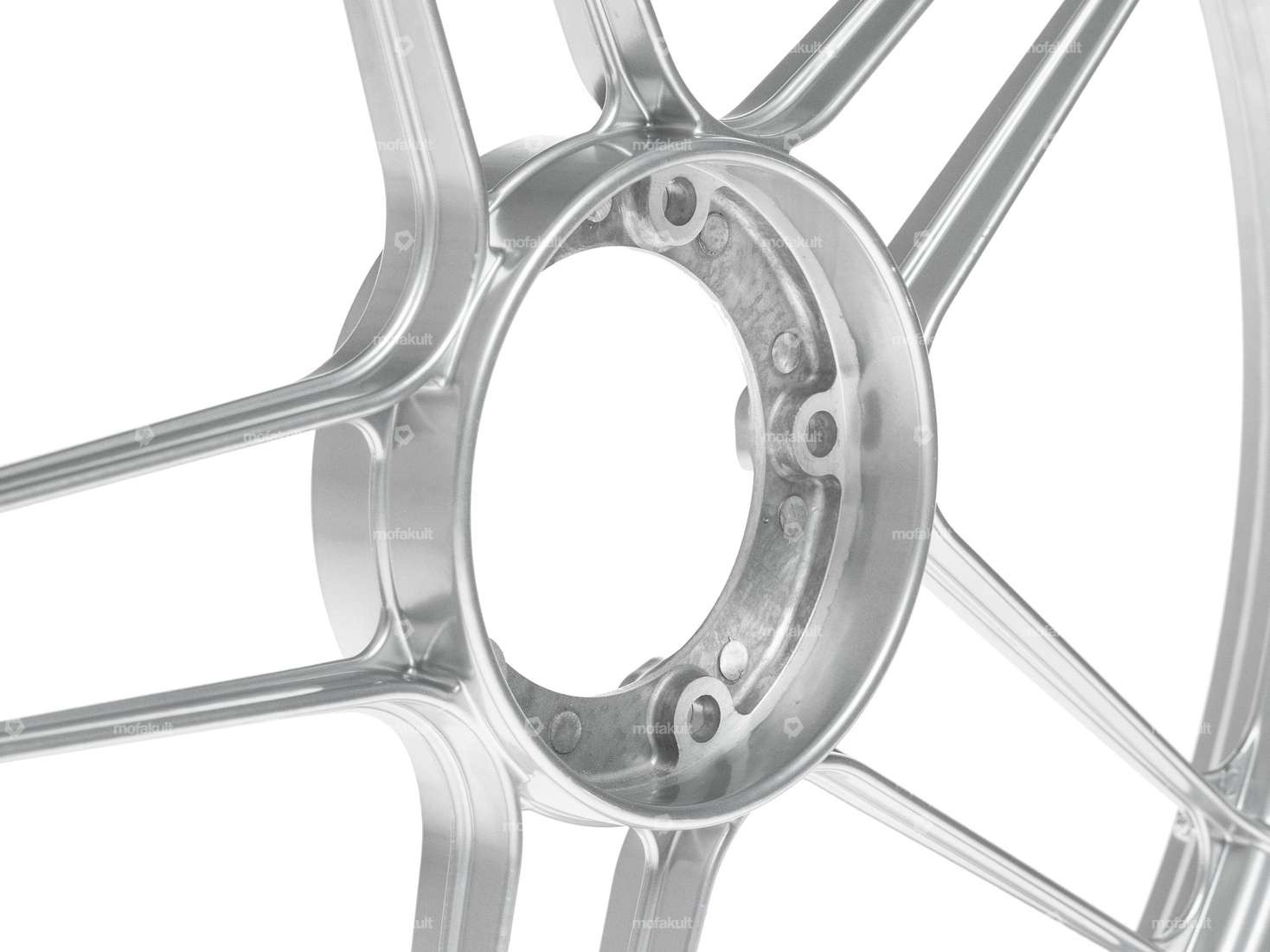 Grimeca rim 17" cast silver NOS | Puch Maxi Carousel Image 3