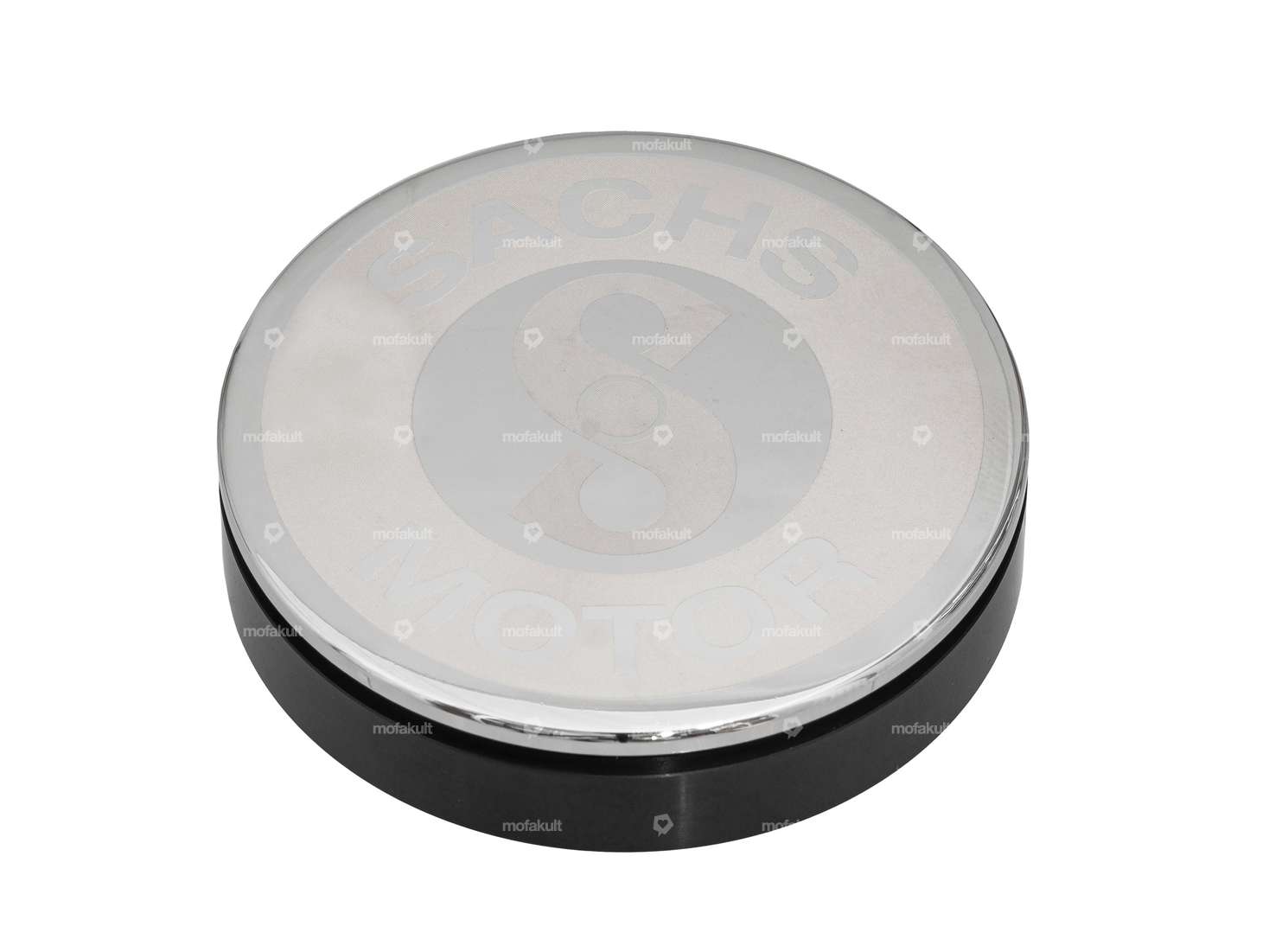 66HEROES speedometer bezel Ø 48 mm "Sachs" chrome Carousel Image 1