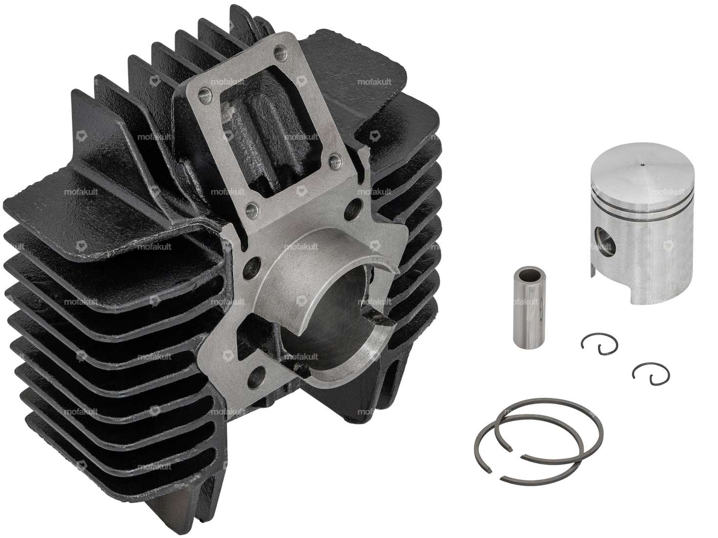 DMP 38 mm cylinder kit slanted exhaust 12 mm KoBo | Tomos Sprint, Quadro, Fun Sport'R, Classic Carousel Image 1