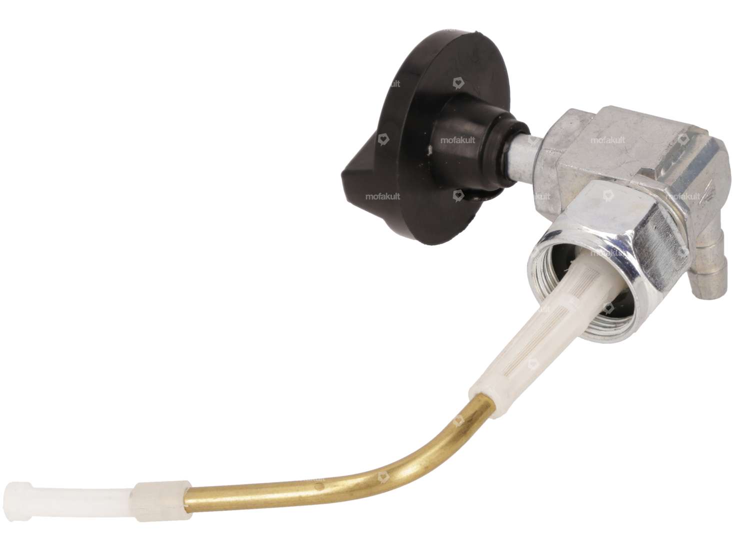 Fuel tap vertical M16x1 (with union nut) outgoing right | KTM Hobby III, GP40, Foxi Carousel Image 3