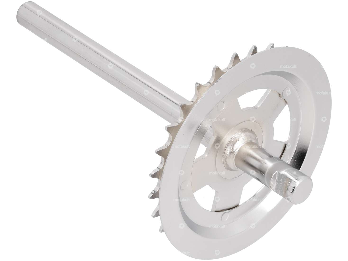 GPO pedal axle 28 T. keyway galvanized | Piaggio Ciao Carousel Image 1