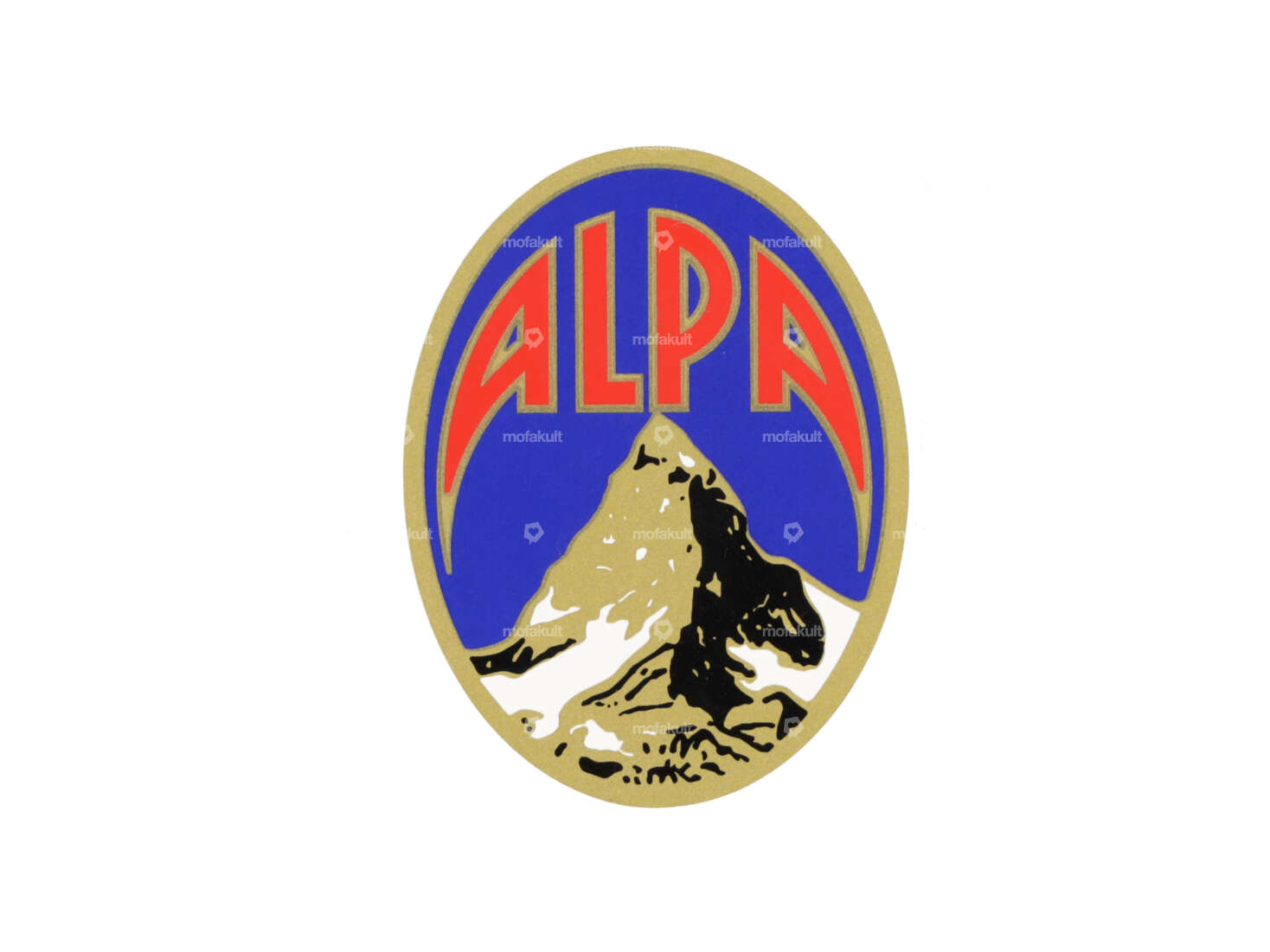Alpa" sticker 38 x 50 mm Carousel Image 1