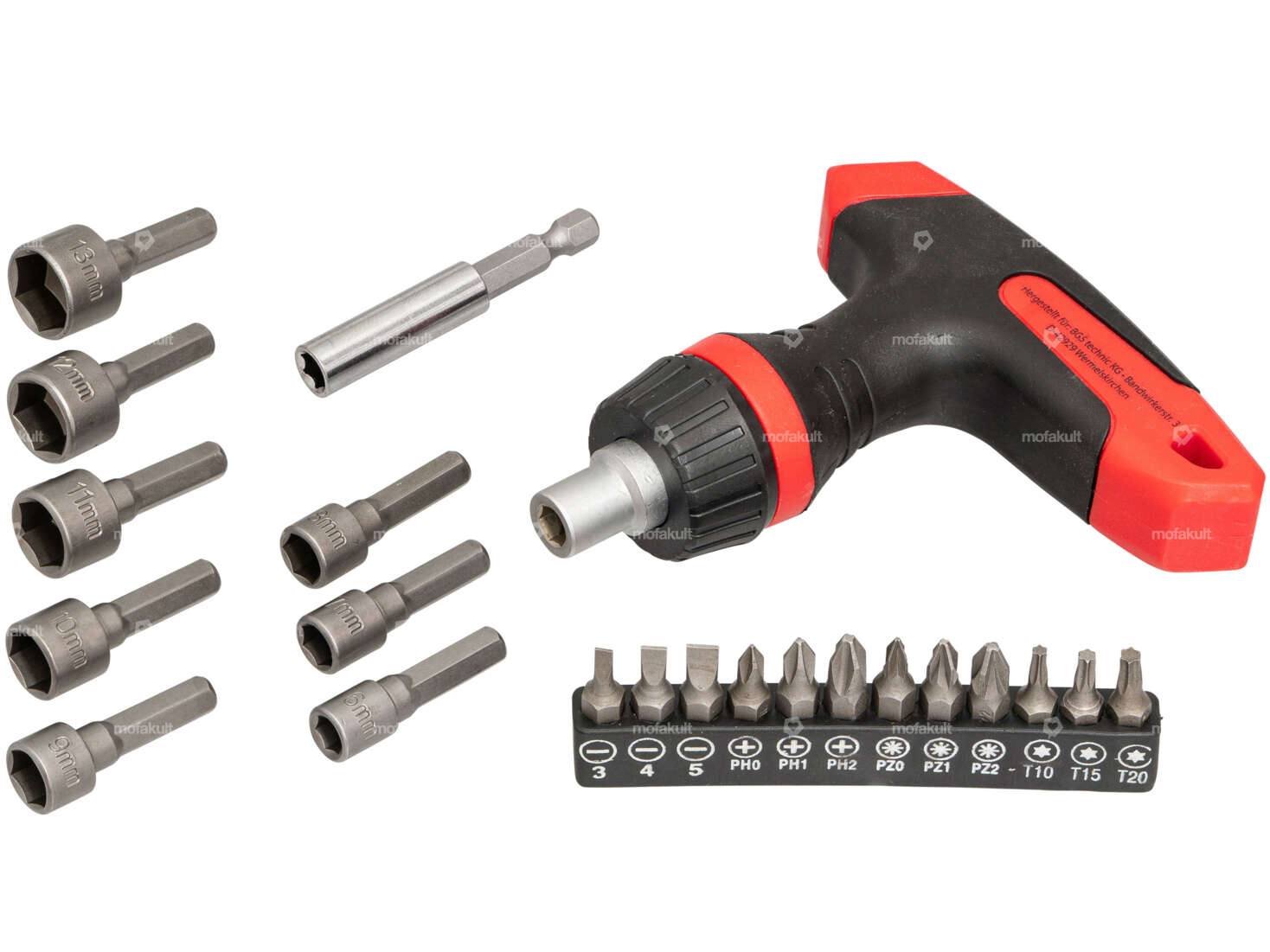 BGS 1/4" bit / socket set 22 pcs. Carousel Image 1