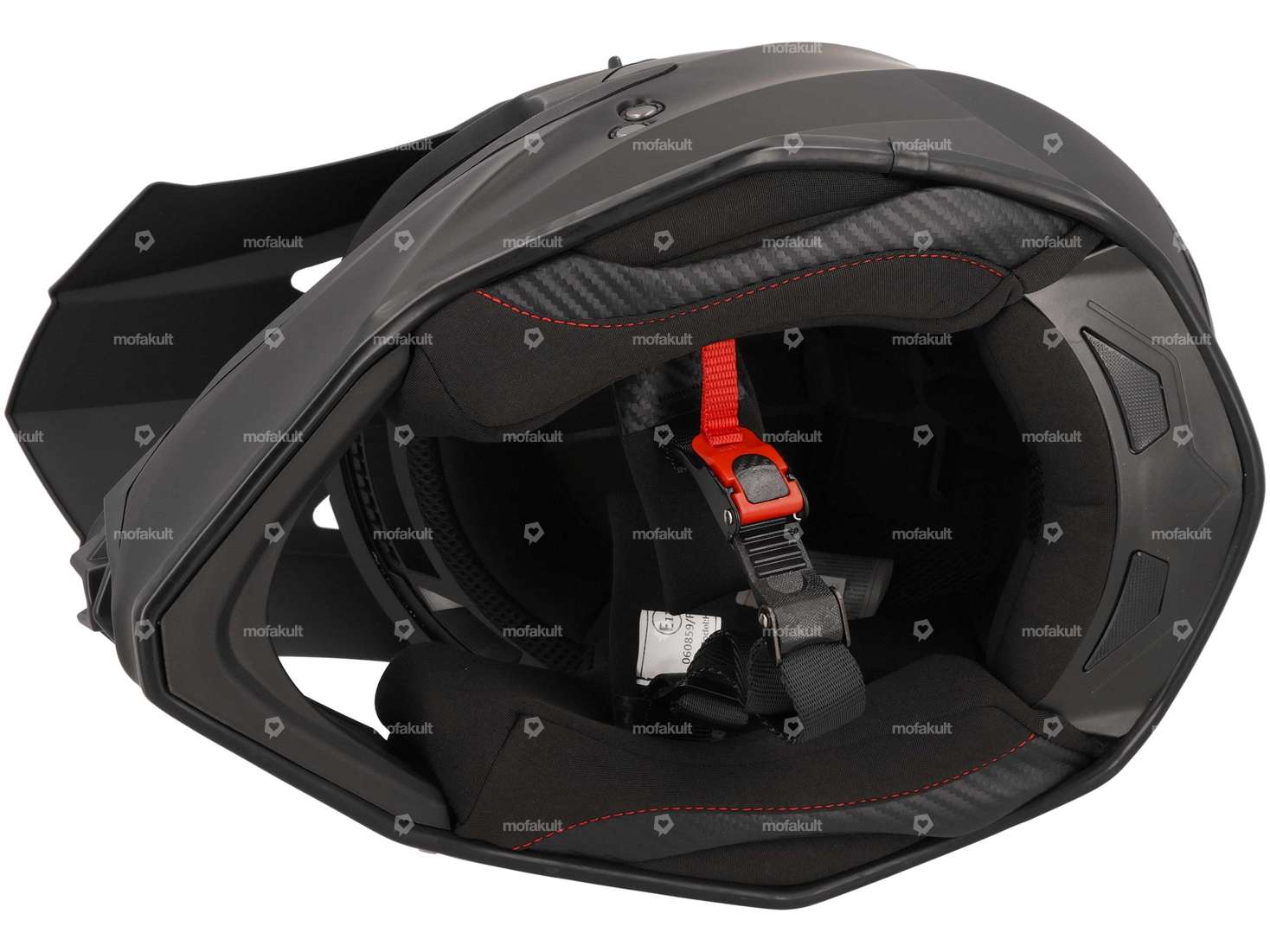 Cross helmet "Trendy" black matt (S-L) Carousel Image 4