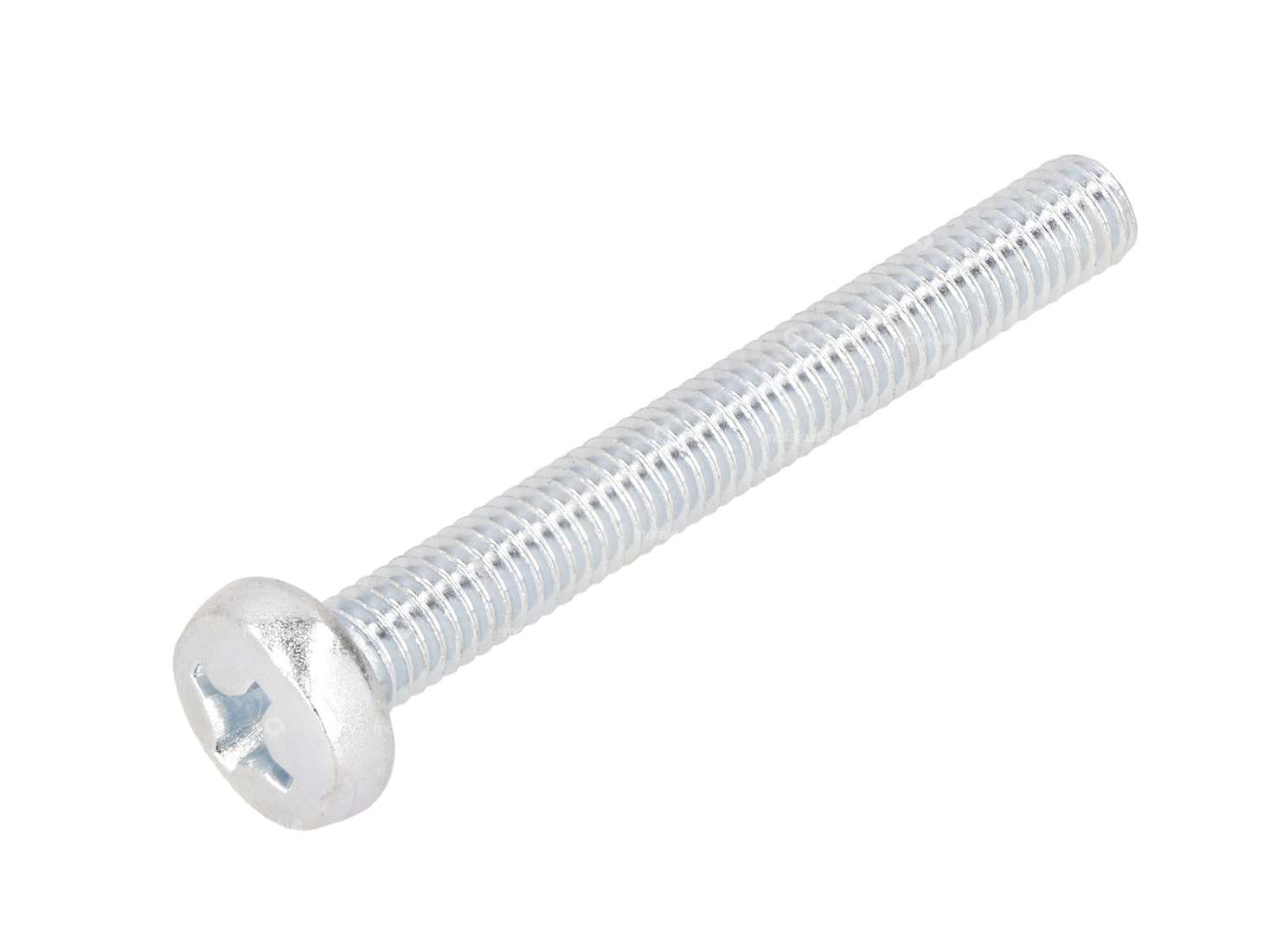 Screw M6x50 pan-head cross galvanized Carousel Image 1