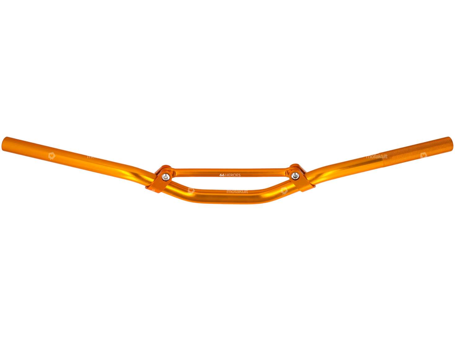 66HEROES racing handlebar fork plate 7 cm aluminum gold Carousel Image 1