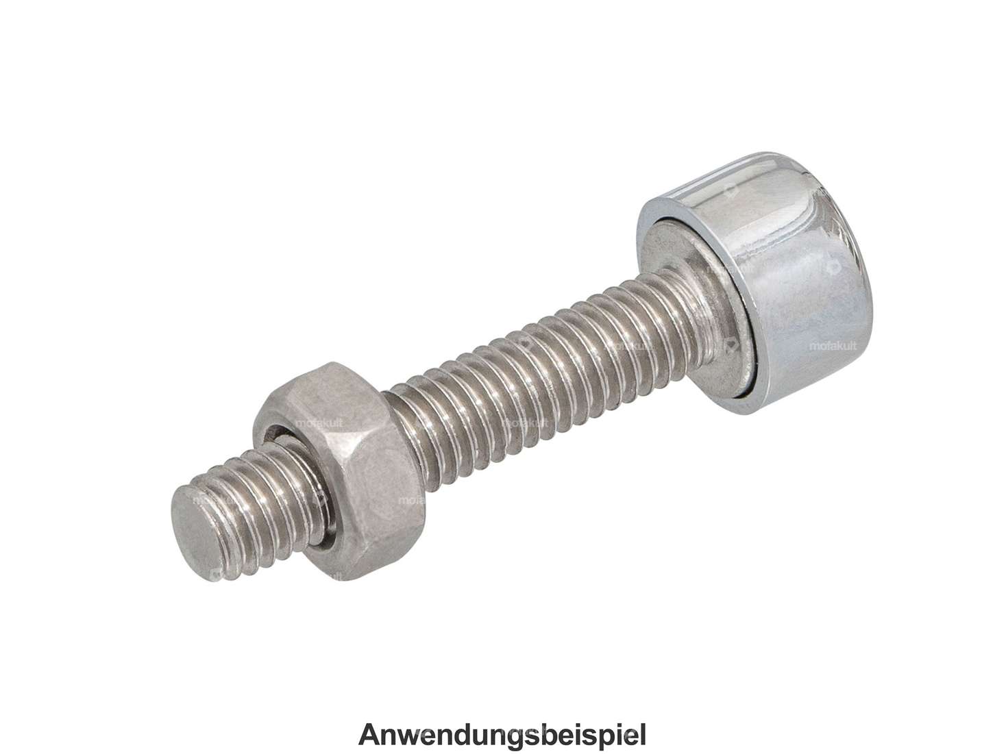 Cover hexagon socket head M6 chrome Carousel Image 4