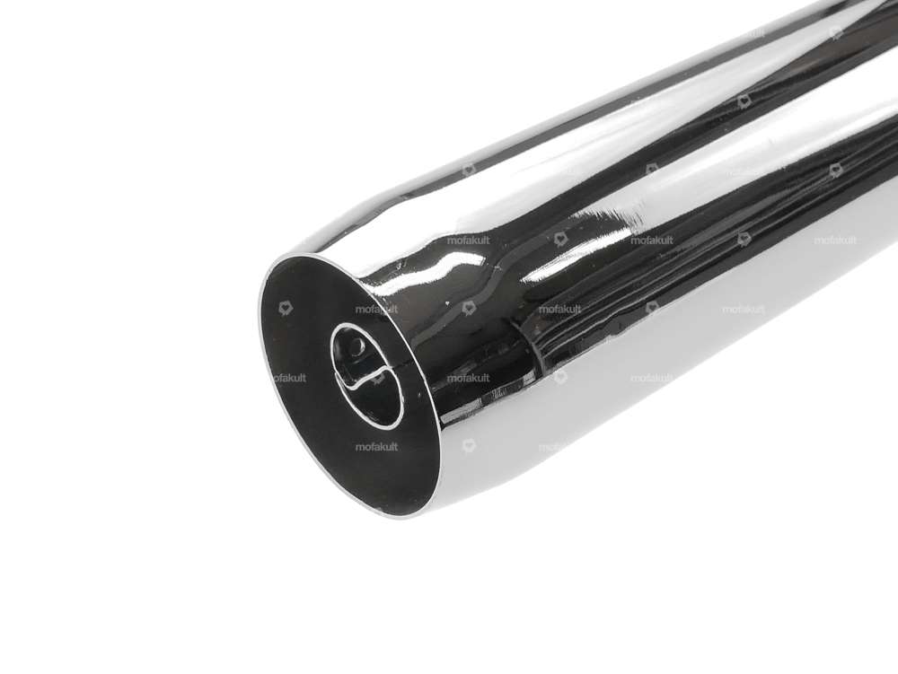 Exhaust cigar Ø 26 / 60 mm chrome | Zündapp Carousel Image 3