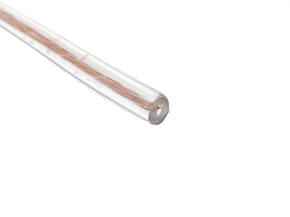 Ignition cable Ø 7 x 500 mm transparent copper Carousel Image 2