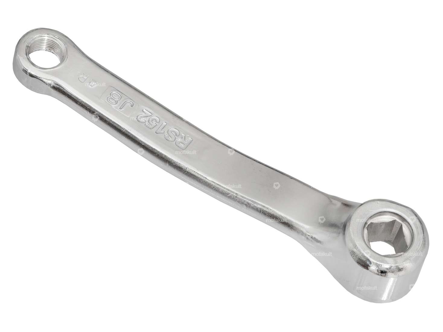 GPO pedal crank right square chrome | Pony (P8081) Carousel Image 2