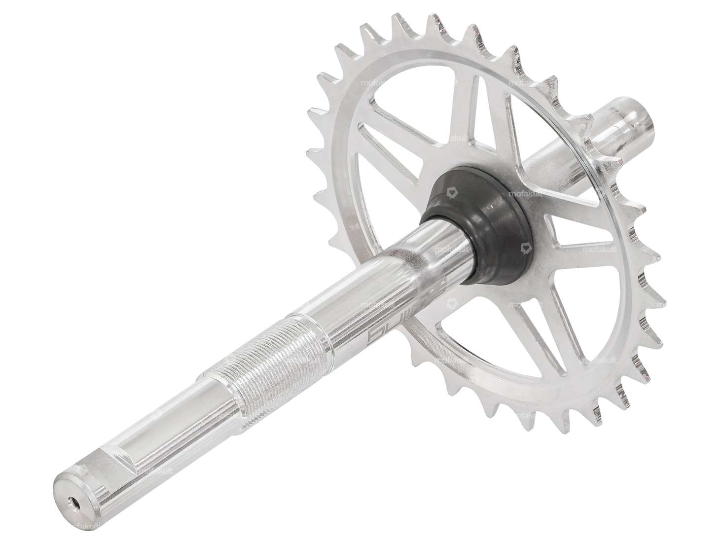 swiing® revival pedal axle 28 teeth chrome | Tigra Pionier P30-74, P30-R, Caravelle Carousel Image 2