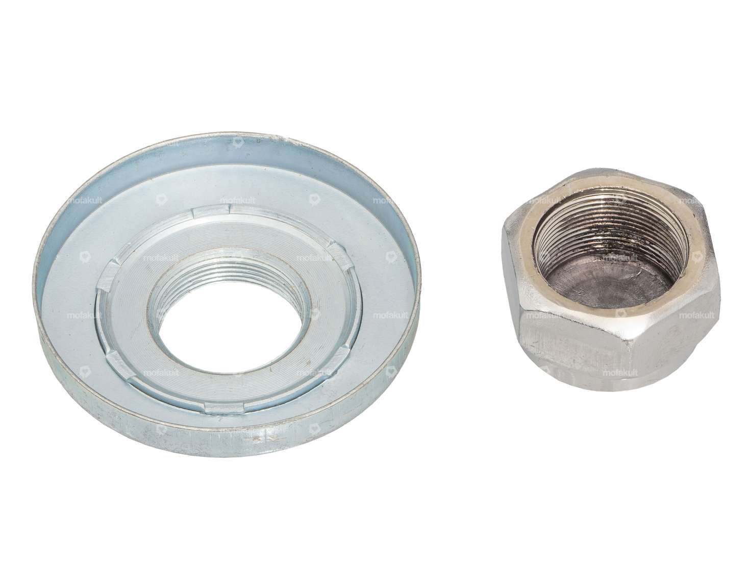 End nut & adjusting nut M22x1 steering head bearing cross fork Carousel Image 2