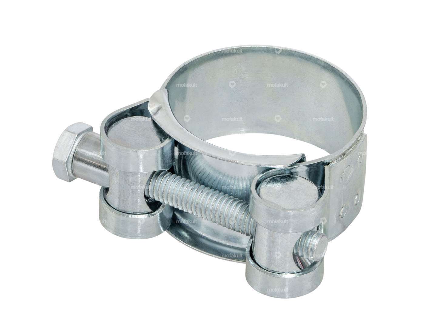 Solid screw clamp 30 - 33 mm W2 Inox / galvanized Carousel Image 2