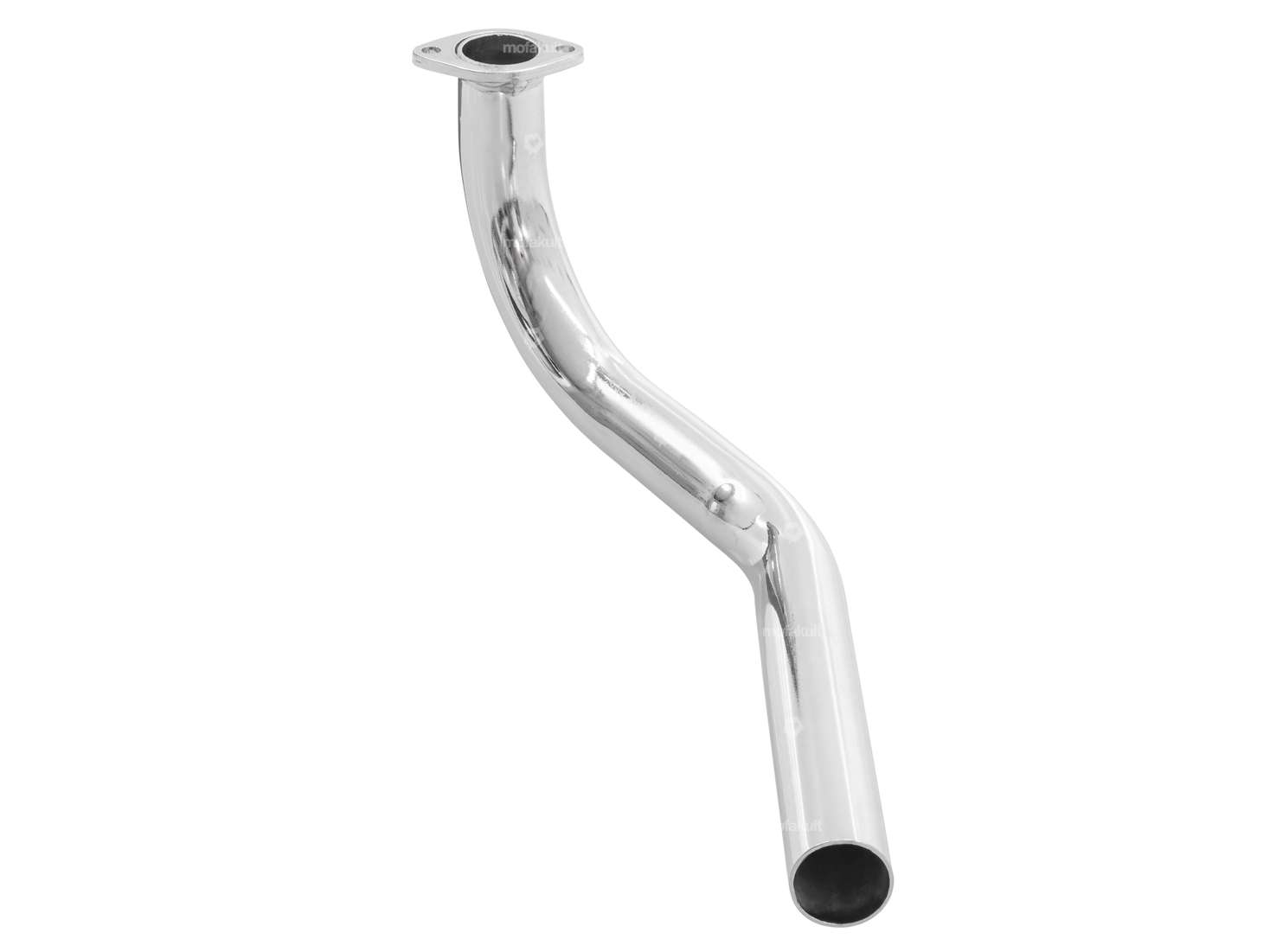 Exhaust manifold 28 mm chrome | Tomos A3, A35 Carousel Image 2