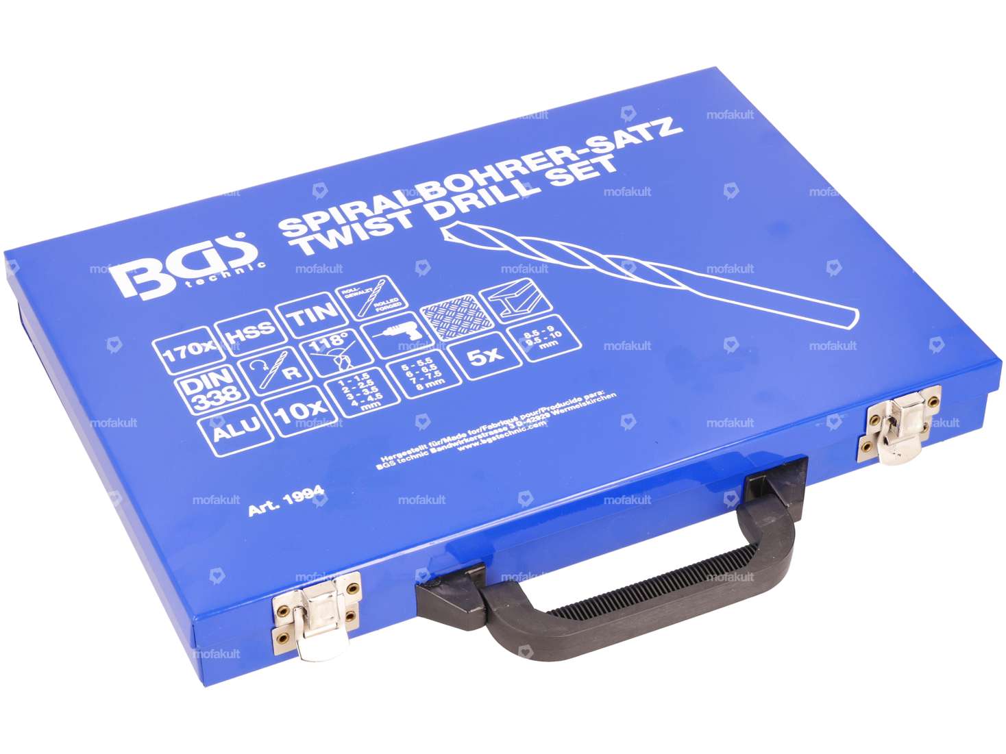 BGS twist drill set Ø 1 - 10 mm 170 pcs. Carousel Image 2