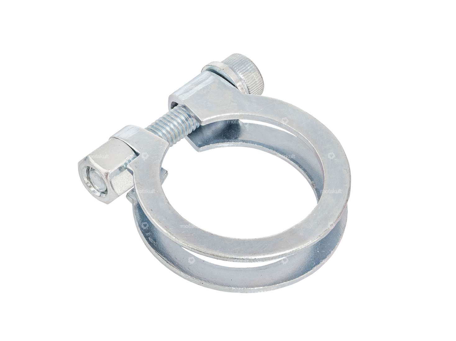 swiing® revival solid exhaust clamp 26 - 28 mm galvanized (strength 12.9) Carousel Image 2