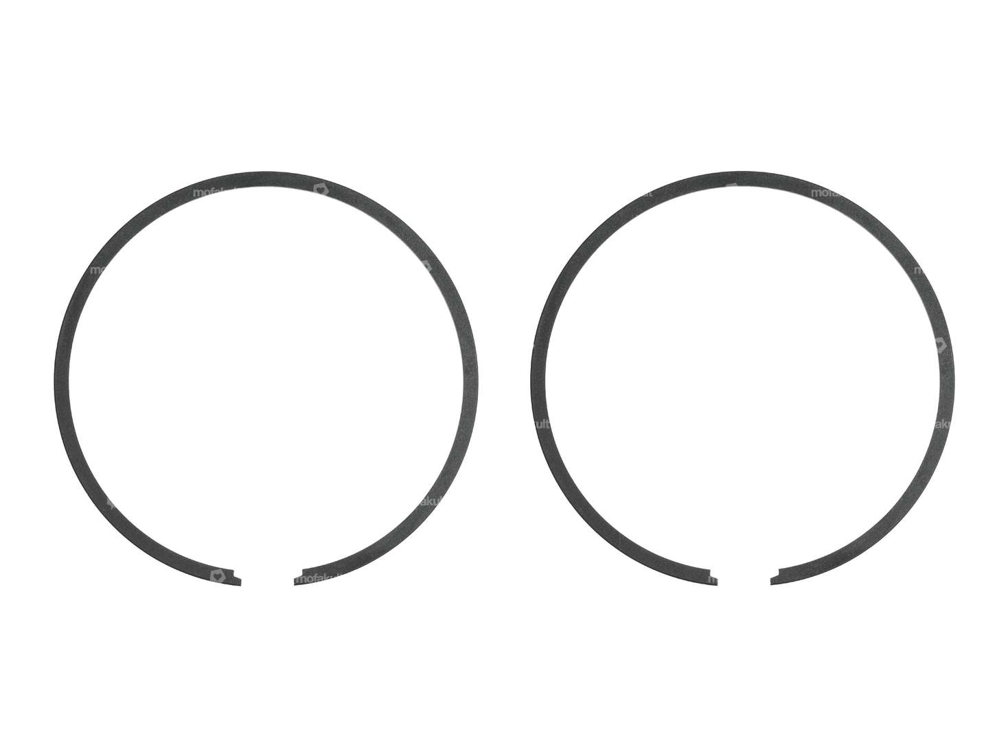 Malossi piston rings Ø 46.5 mm (pair) | Piaggio Ciao, SI, Bravo, Boxer Carousel Image 1