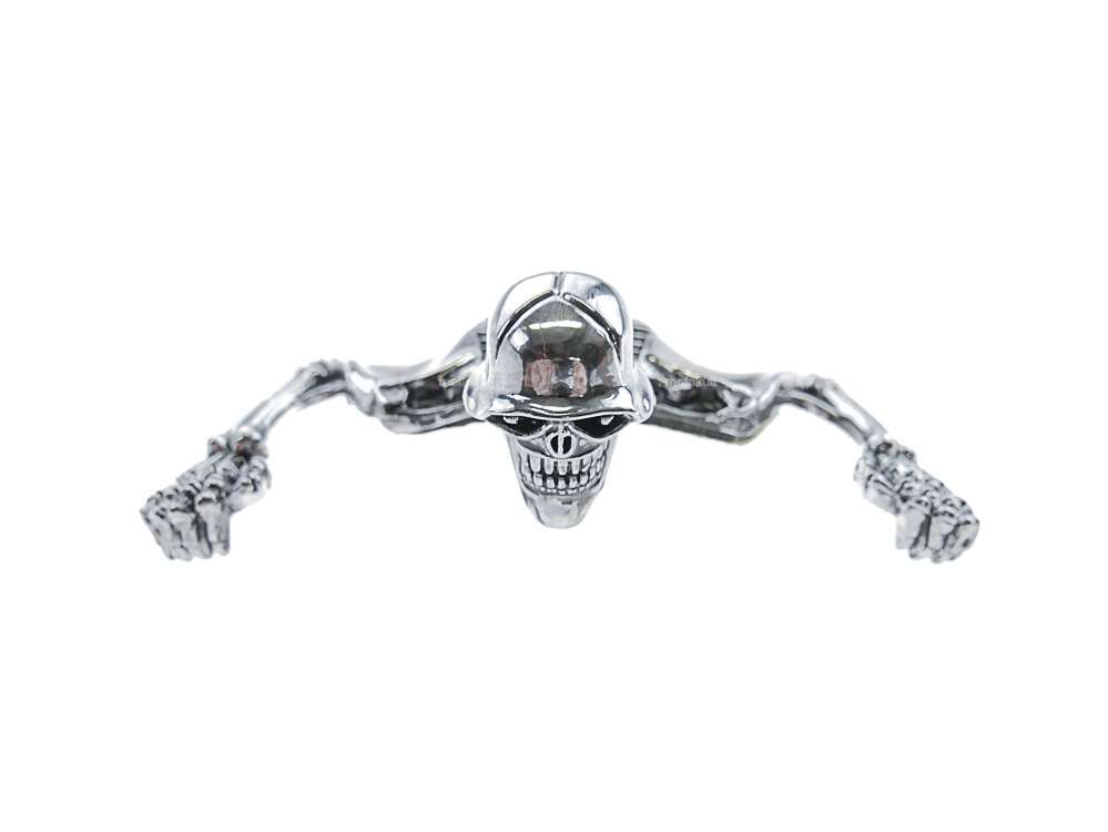 Visor Skull large chrome Carousel Image 3