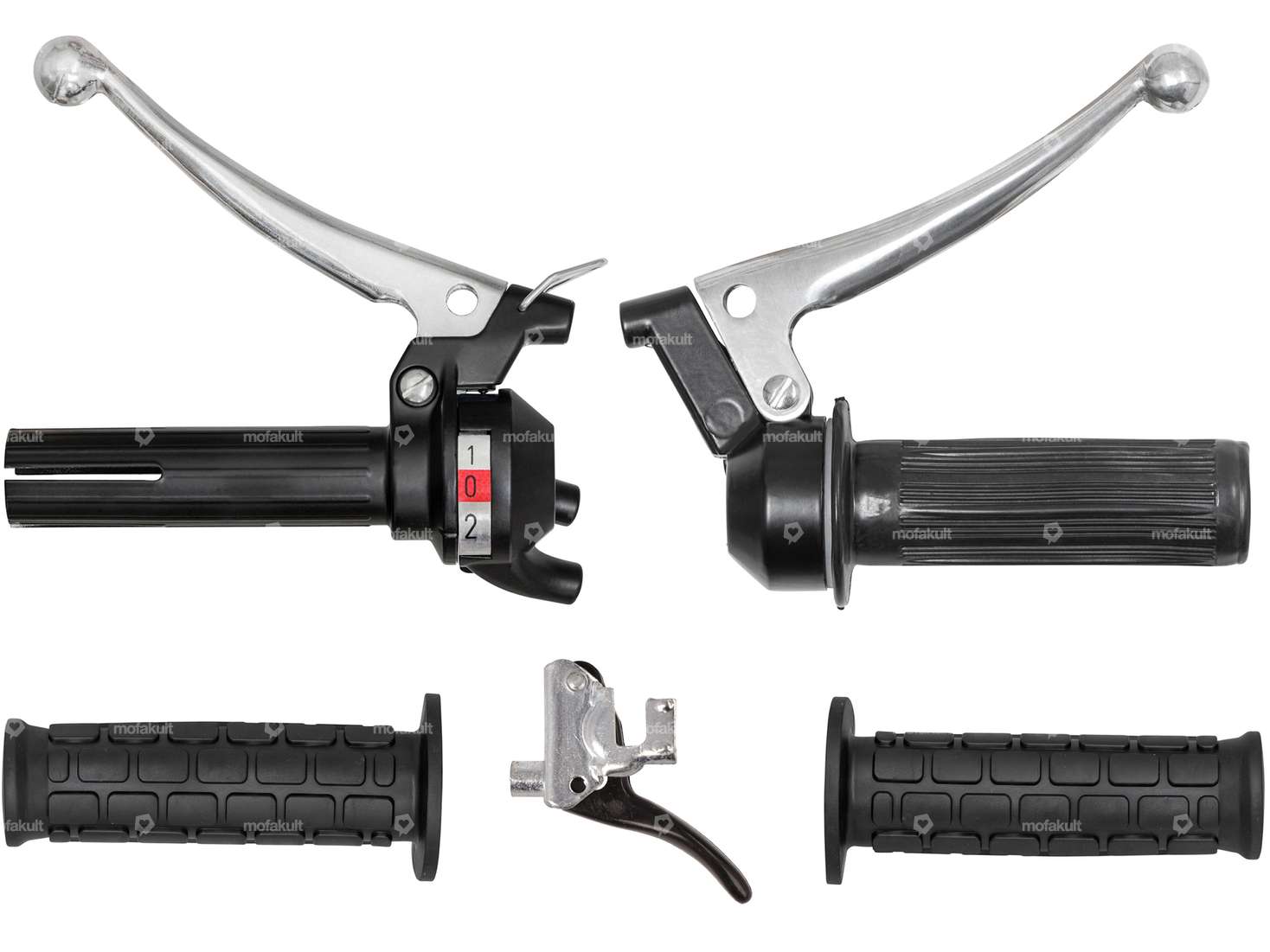 Handle set 2-speed HG replica black Carousel Image 1