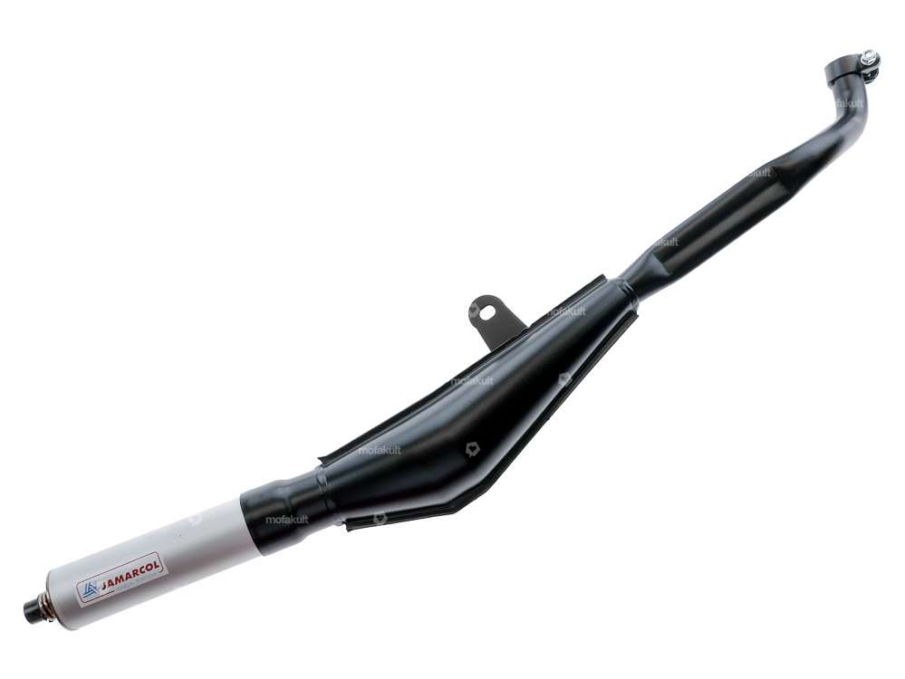 Jamarcol Mini Exhaust black | Piaggio Ciao, Bravo Carousel Image 1