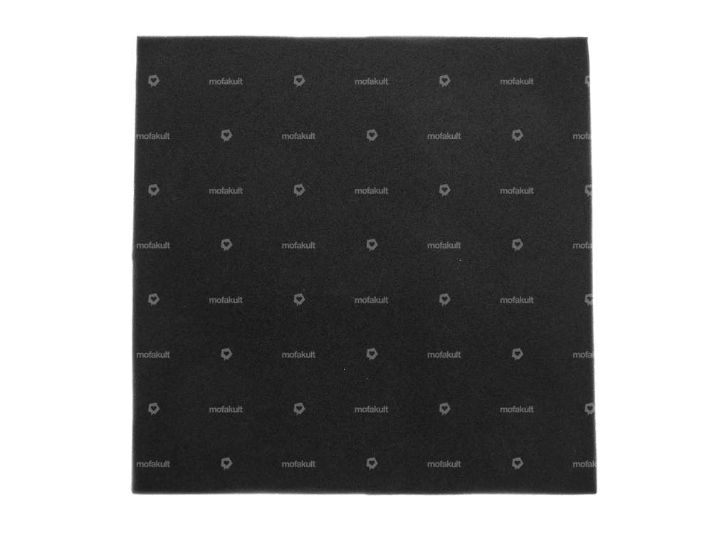 Air filter mat 320x320x9 mm black Carousel Image 1