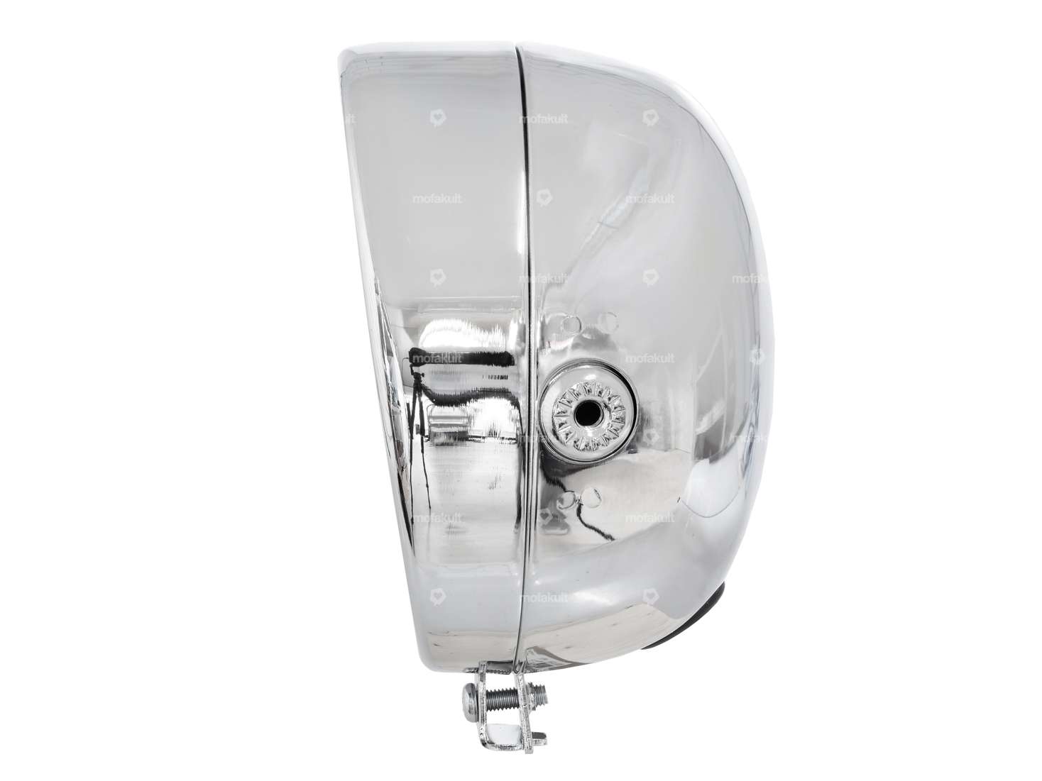 Headlights round chrome (with spoiler) Carousel Image 2