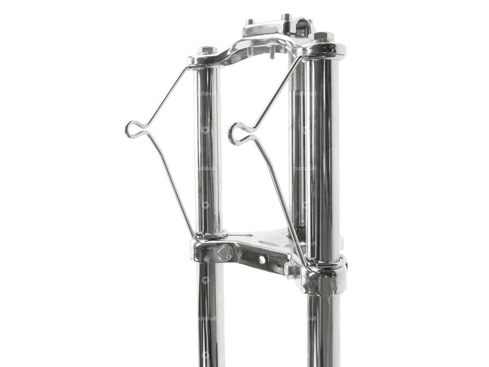 EBR lamp holder Ø 28 mm fork chrome | Piaggio Ciao / Hercules / Alpa Carousel Image 2