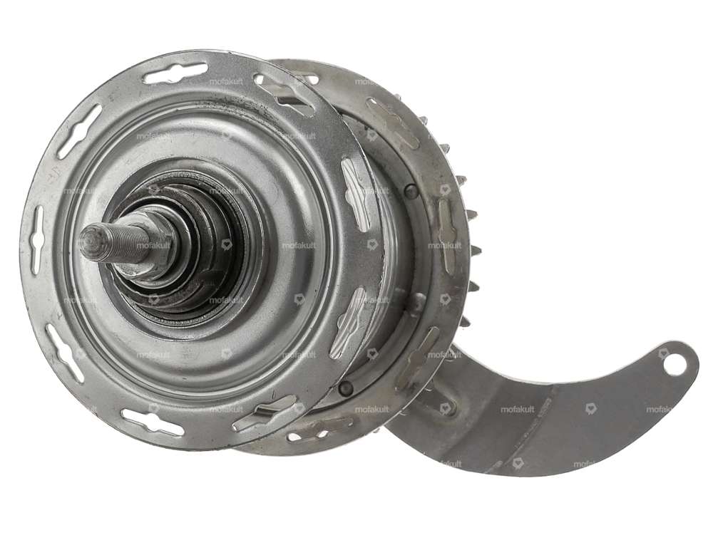 GPO 17" spoke set incl. nipple (HR90 coaster hub) Inox Carousel Image 3