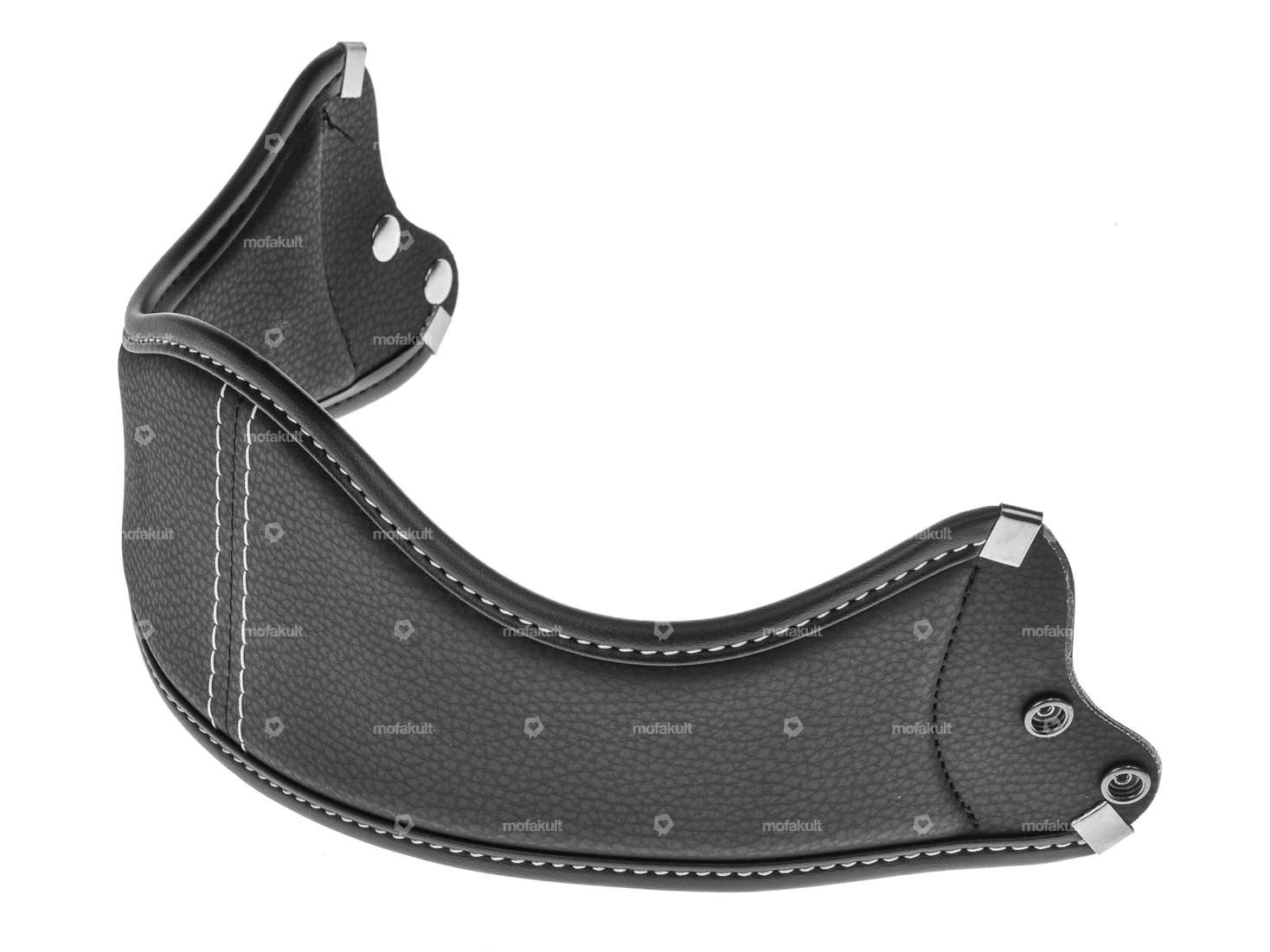 Chin guard jet helmet Crazy black Carousel Image 1