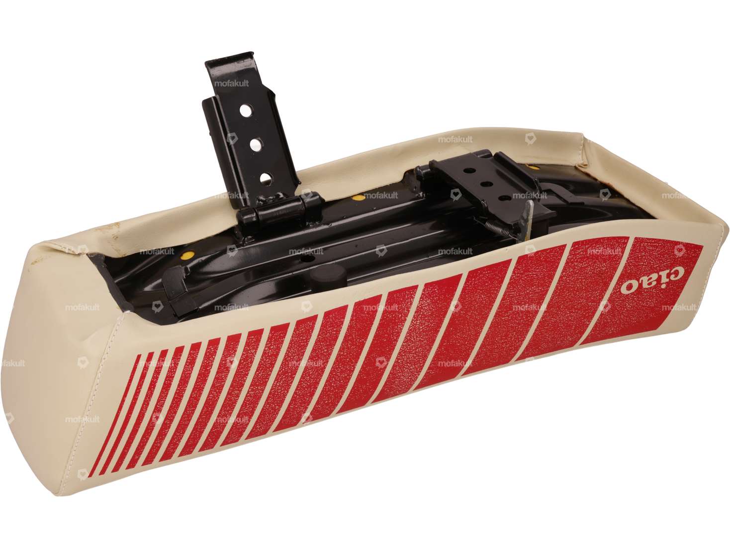 Seat "ciao" beige / red NOS | Piaggio SI Carousel Image 2