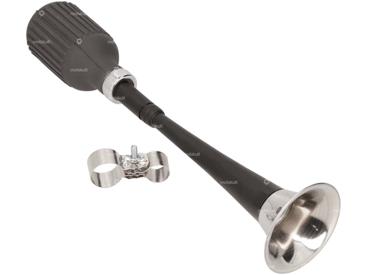 Ball horn black Inox (1A quality) Carousel Image 2