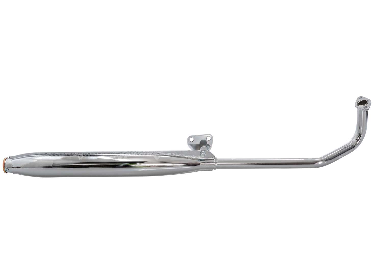 Exhaust 25 mm angled outlet chrome | Tomos Carousel Image 1