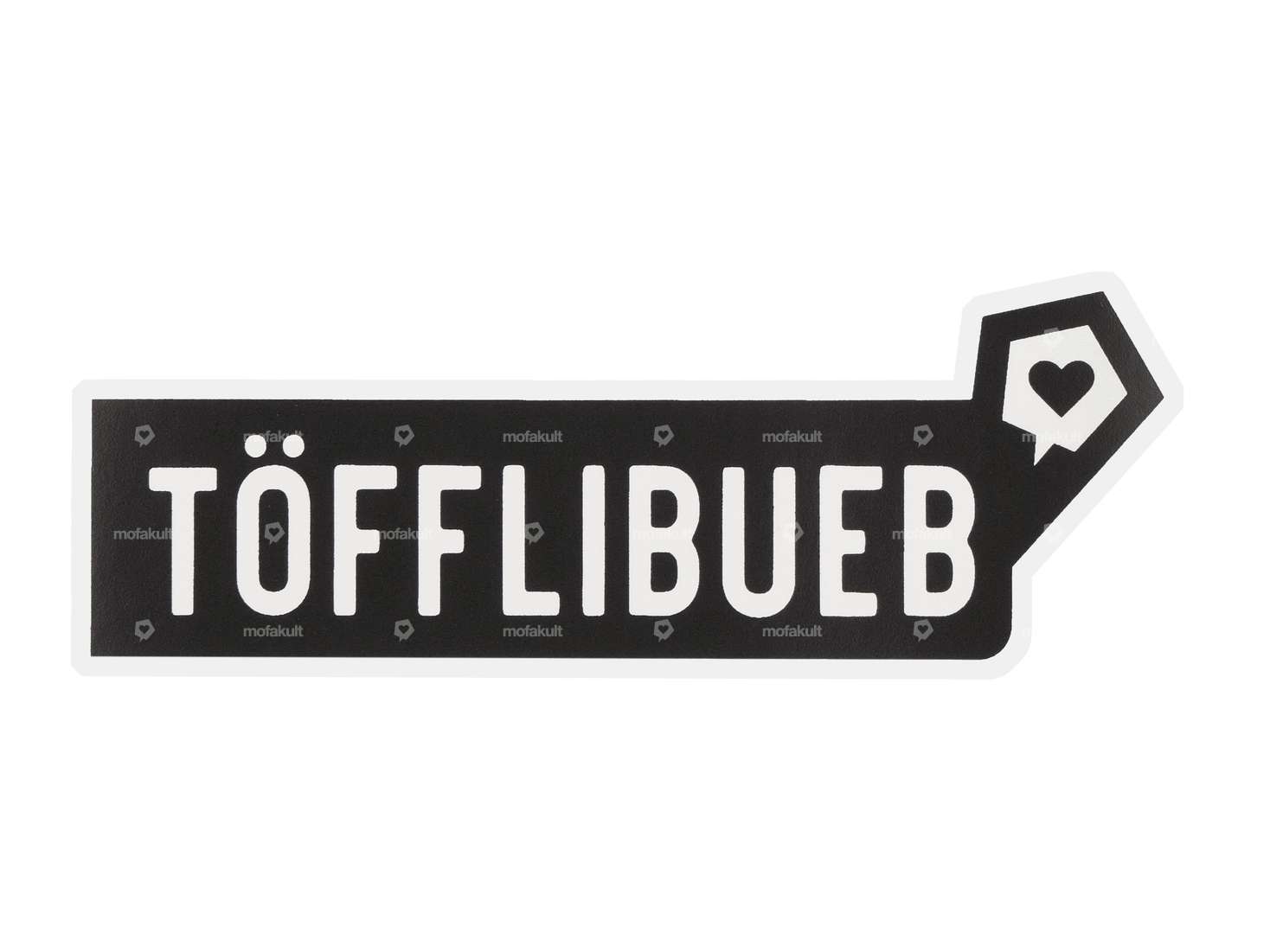 mk-Merch sticker "TÖFFLIBUEB" 25 x 100 mm Carousel Image 1
