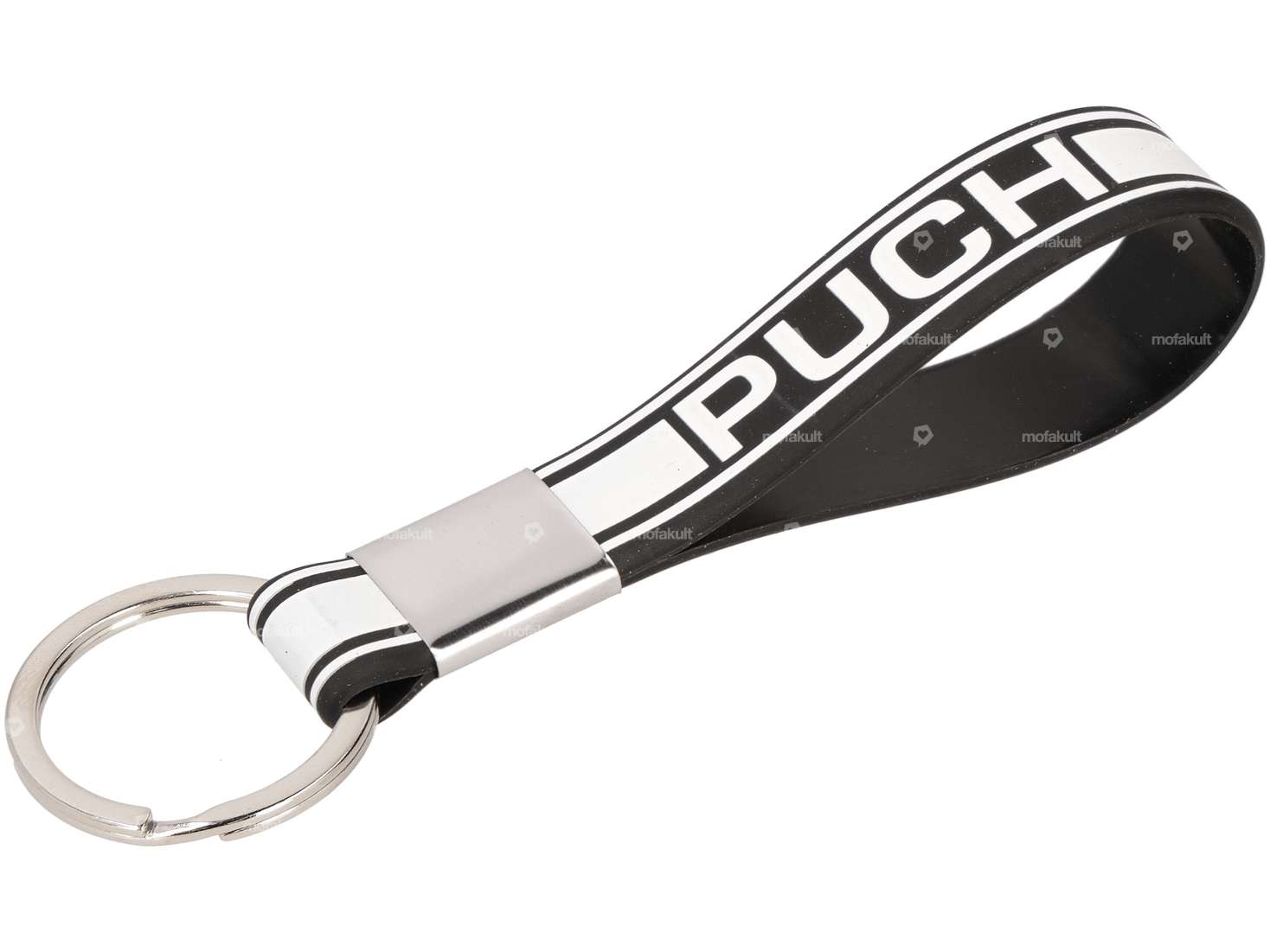 mk-Merch key ring "Puch"-Tankdesign rubber rectangular Carousel Image 1