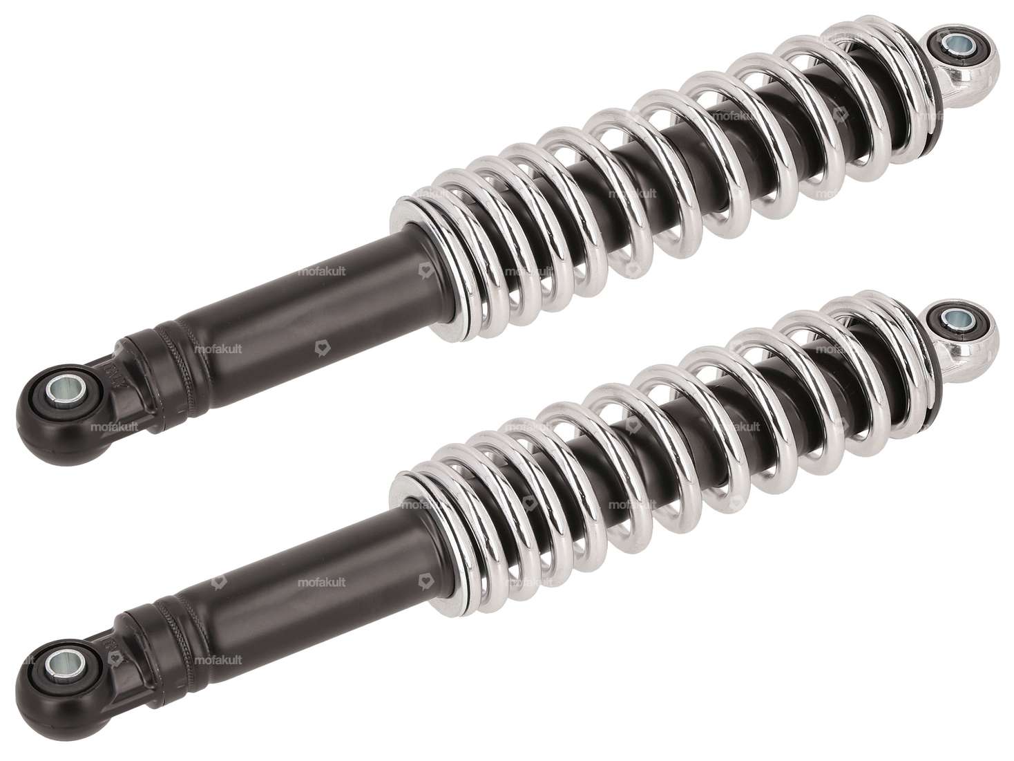 IMCA shock absorber 30 cm (pair) chrome / black Carousel Image 1