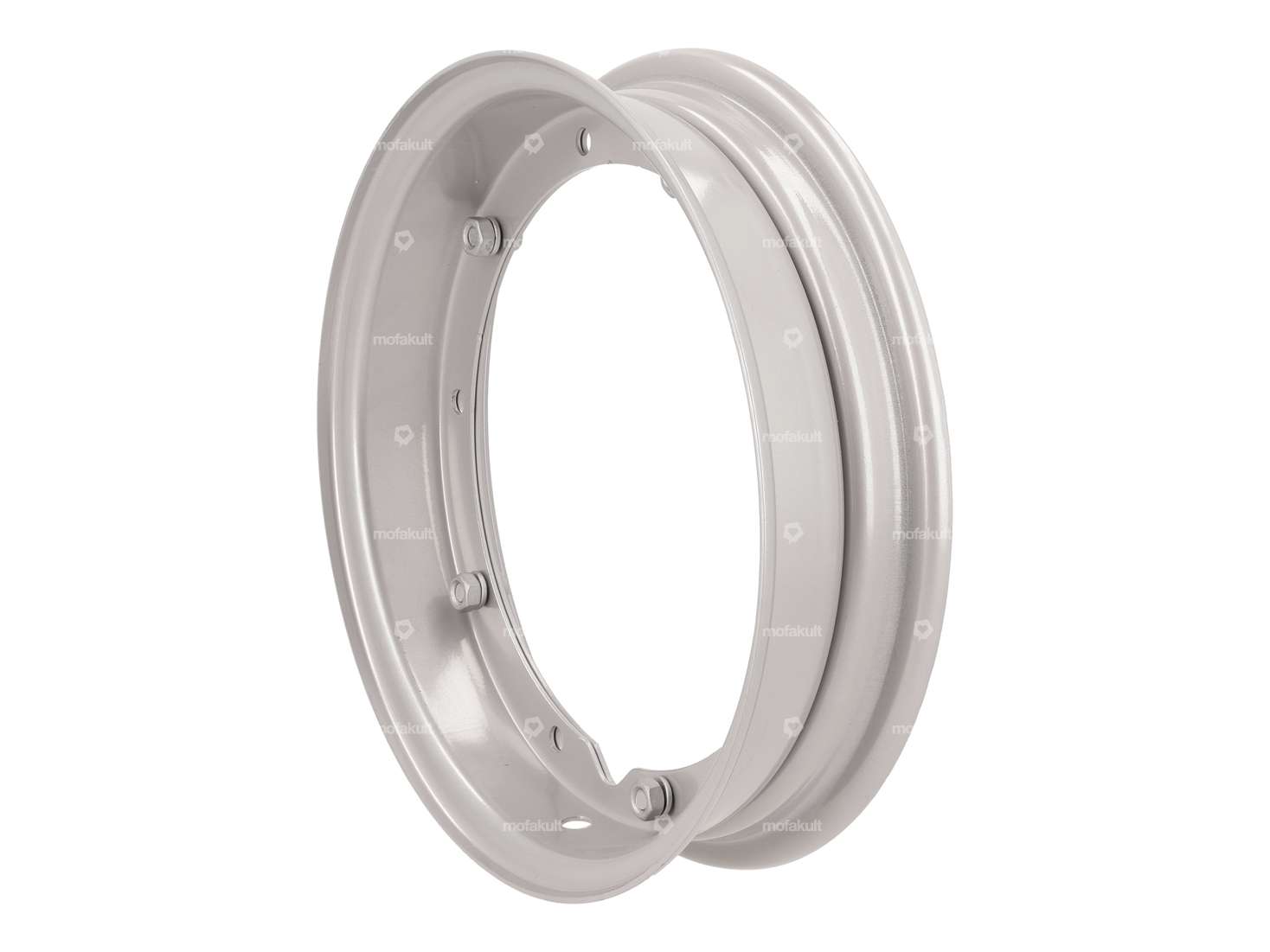 Piaggio rim 2.10-10" silver | Vespa Largeframe, Smallframe Carousel Image 1