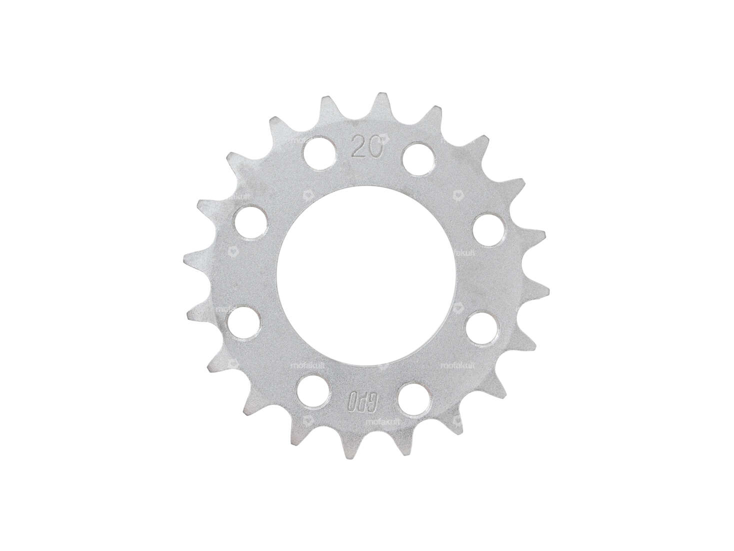 GPO sprocket 20 teeth galvanized | Tomos (8 hole) Carousel Image 1